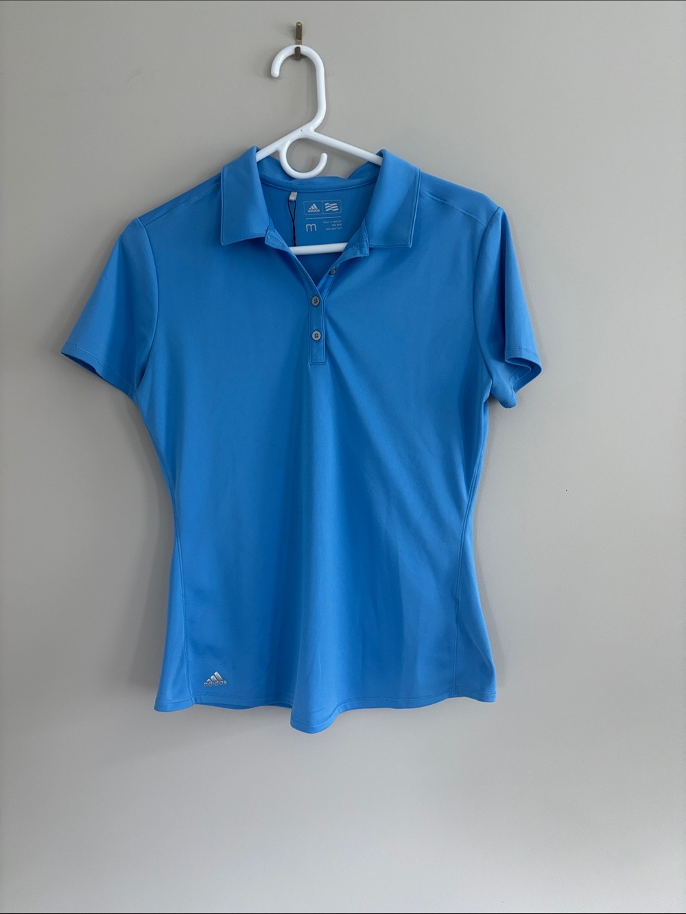 adidas Bright Blue Women's Short Sleeve Polo